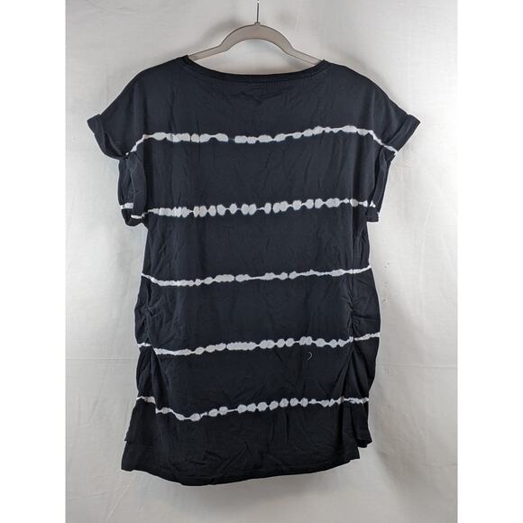 Tie Dye Linen Like Cuff Short Sleeve Maternity T-Shirt S Ingrid & Isabel Layer - Picture 7 of 7